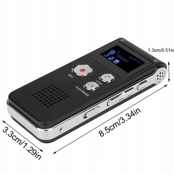 Шпионский цифровой диктофон 8 ГБ, ошибка MP3