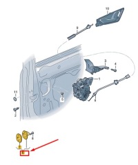 фото thumb №1, Audi q4 e-tron передня частина door lock striker plate 10a837767