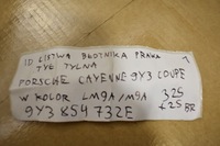 фото thumb №9, Idealna молдинг крыла задняя задняя правая porsche cayenne 9y3 coupe lm9a 1