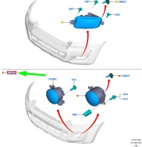 фото thumb №8, Ford ranger mk3 передние свет противотуманные ab39-15201-aa 1729409
