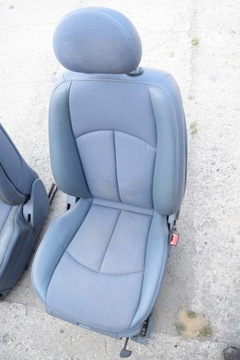 фото thumb №6, Mercedes w211 оббивка шкіра сидіння сидіння eu синій комплект універсал