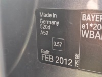 Крыло левый передний bmw f10 a52 в Украине, фото thumb