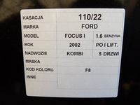 фото thumb №4, Капот ford focus i kombi lak. f8