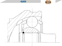 фото thumb №2, Lobro шарнір привідний kpl. mitsubishi space star