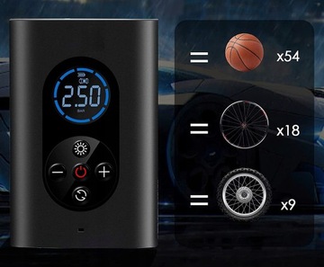 ЭЛЕКТРИЧЕСКИЙ НАСОС ДЛЯ АВТОМОБИЛЬНОГО ВЕЛОСИПЕДА POWERBANK