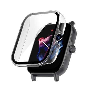 Etui ze szkłem 2w1 Pełna Ochrona Xiaomi Amazfit GTS 3 | Kolory do wyboru