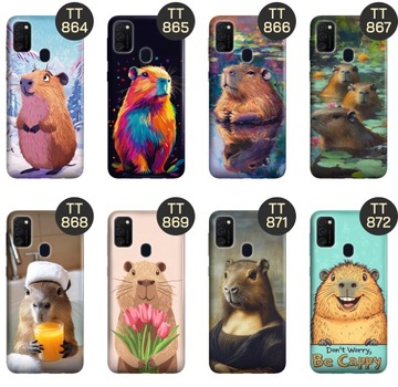 ETUI DO SAMSUNG GALAXY M21 WZORY KAPIBARA UROCZA ZWIERZAK OBUDOWA POKROWIEC