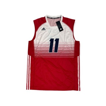 Красная футболка Adidas VOLLEYBALL USA 11 L