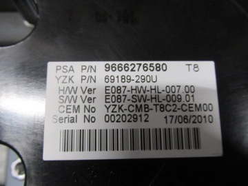 фото thumb №7, Peugeot 3008 спідометр  прилади 9666276580 англія