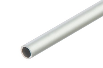 Rura okrągła aluminiuma anoda fi 8mm 1m Srebrna