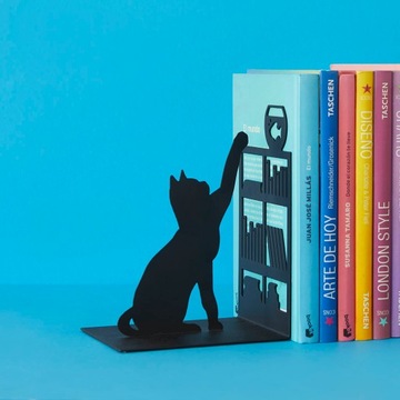 МЕТАЛЛИЧЕСКАЯ ПОДСТАВКА ДЛЯ КНИГ CAT KITTEN