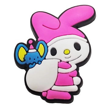 Przypinka My Melody Hello Kitty do Crocs butów klapków telefonu torebki