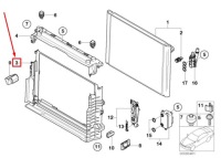 фото thumb №7, Bmw 7 e65 e66 e67 кронштейн модуля радіатора 17117507970 7507970 оригінальний