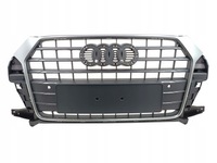 фото thumb №1, Решётка радиатора решётка audi q3 8u рестайлинг 2015 2016 2017 2018 серый з сатиновая рамка