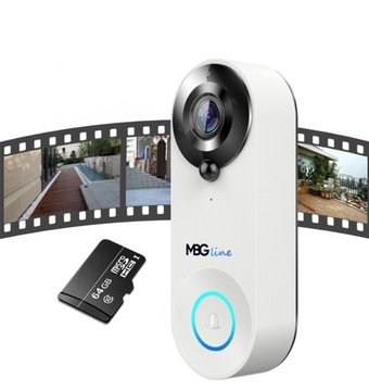 Видеодомофон Камера дверной звонок FULL HD WIFI TUYA PIR