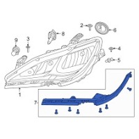 фото thumb №3, Chrysler pacifica 2017-17- кронштейн лампи ліва