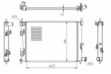 фото thumb №2, Радіаторів hyundai accent 1.4i 16v 11- hart