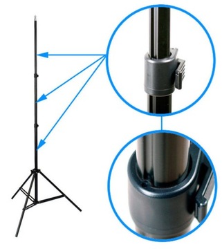 MITOYA MTY-21C LAMPA RING LED + STATYW 75-230CM