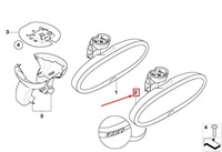 фото thumb №1, Mini cooper r50, r53 interior rear вид mirror 51169134363 9134363