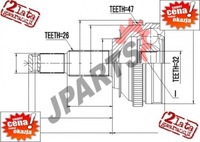 фото thumb №1, Шарнір зовнішній chrysler voyager dodge caravan