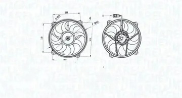 фото thumb №1, Вентилятор радіатор 069422708010 магніт marelli