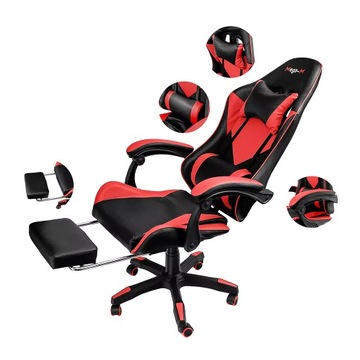Поворотный офис ИГРОВОЙ СТУЛ ИГРОВОЙ СТУЛ с ПОДНОГКОЙ