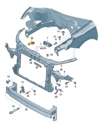 Купить Держатель трубы mocowany w панель передний audi a1 aso оригинал, фото thumb