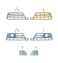 фото thumb №1, Решётка радиатора заглушка решётка бампера audi a7 c7 левая