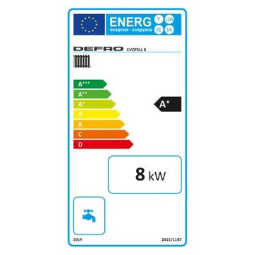 ПЕЛЛЕТНЫЙ КОТЕЛ DEFRO EVOPELL 8 КВТ ECODESIGN РЕЗЕРВУАР ЧИСТОГО ВОЗДУХА