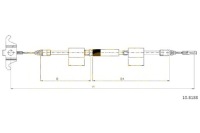 фото thumb №1, Cofle трос тормоза ручного volvo xc90 i d5