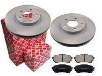 фото thumb №1, Тормозные диски тормозные колодки febi перед mazda 6 gj297mm