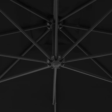 PÓŁPARASOL OGRODOWY SKŁADANY TARASOWY 250 x 250 cm
