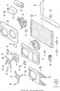 фото thumb №8, Захист радіатора ford galaxy vx 94-00 1103024