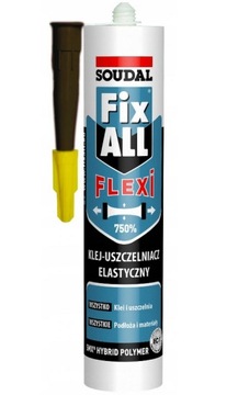 Soudal Flexi Flexible Fix All Hybrid клей-герметик КОРИЧНЕВЫЙ 290 мл