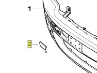 Купить Заглушка фаркоп буксировочный mini cooper d r55/r56oe, фото thumb