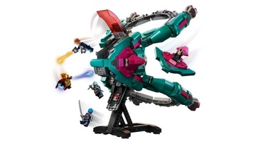 LEGO MARVEL STATEK KOSMICZNY STRAŻNICY GALAKTYKI 5 MINIFIGUREK AVENGERS