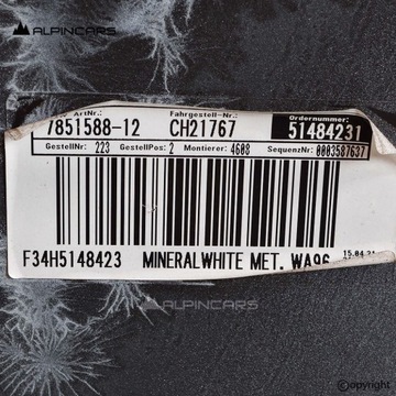 фото thumb №6, Bmw f34 lci gt бампер m набір задній зад мінерально-білий