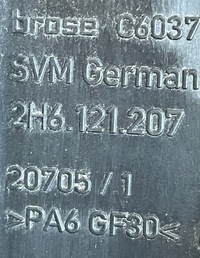 фото thumb №6, Nowa оригинальная корпус вентилятора 2h6121207 vw amarok 2h6