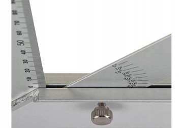 Schmith KĄTOWNIK ALUMINIOWY Z KĄTOMIERZEM 600MM