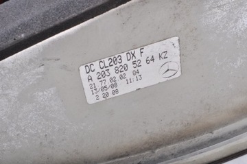 фото thumb №9, Mercedes clc cl203 купе лампа права задня правий зад a2038205264