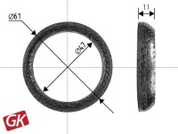 фото thumb №3, Кольцо прокладка выхлоп renault thalia 1.4 1.6