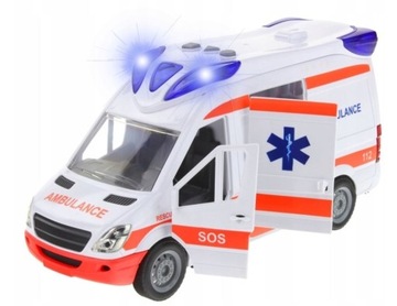 AMUBALNS KARETKA POGOTOWIA AUTO VAN DŹWIĘKI NOSZE