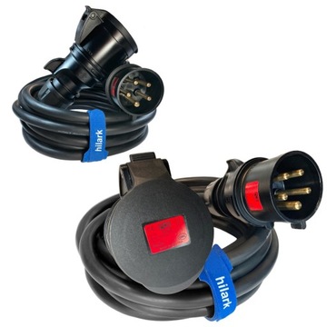 РАСШИРИТЕЛЬ ПИТАНИЯ РЕЗИНОВЫЙ 45M H07RN-F 5x2,5 IP44 16A