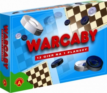 Семейно-социальная игра ШАШКИ 12 ИГРОВ НА ДОСКЕ