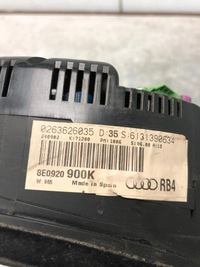 фото thumb №6, Счетчик приборы audi a4 b6 8e0920900k