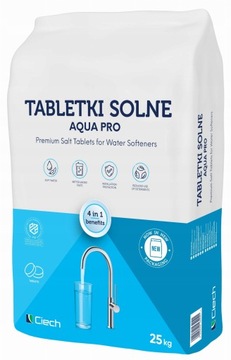 CIECH СМЯГЧАЮЩАЯ СОЛЬ В ТАБЛЕТКАХ - МЕШОК 25 КГ - ДЛЯ СМЯГЧИТЕЛЕЙ ВОДЫ