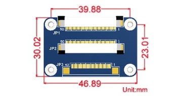 7-дюймовый несенсорный дисплей IPS DPI 1024x600 для Raspberry Pi