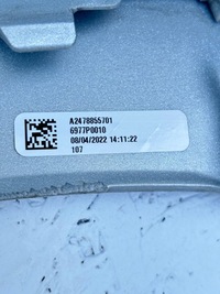 фото thumb №13, Mercedes glb w247 накладка спойлер бампера перед a2478857800 a2478855701