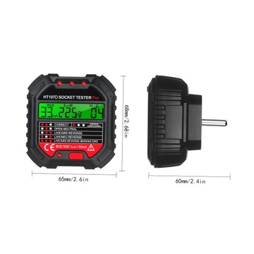 ИНТЕЛЛЕКТУАЛЬНЫЙ ТЕСТЕР РОЗЕТОК KKmoon HT107D