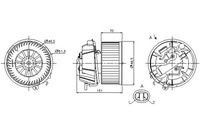 фото thumb №2, Nissens вентилятор воздуходувка citroen c2 1.6 vts jm